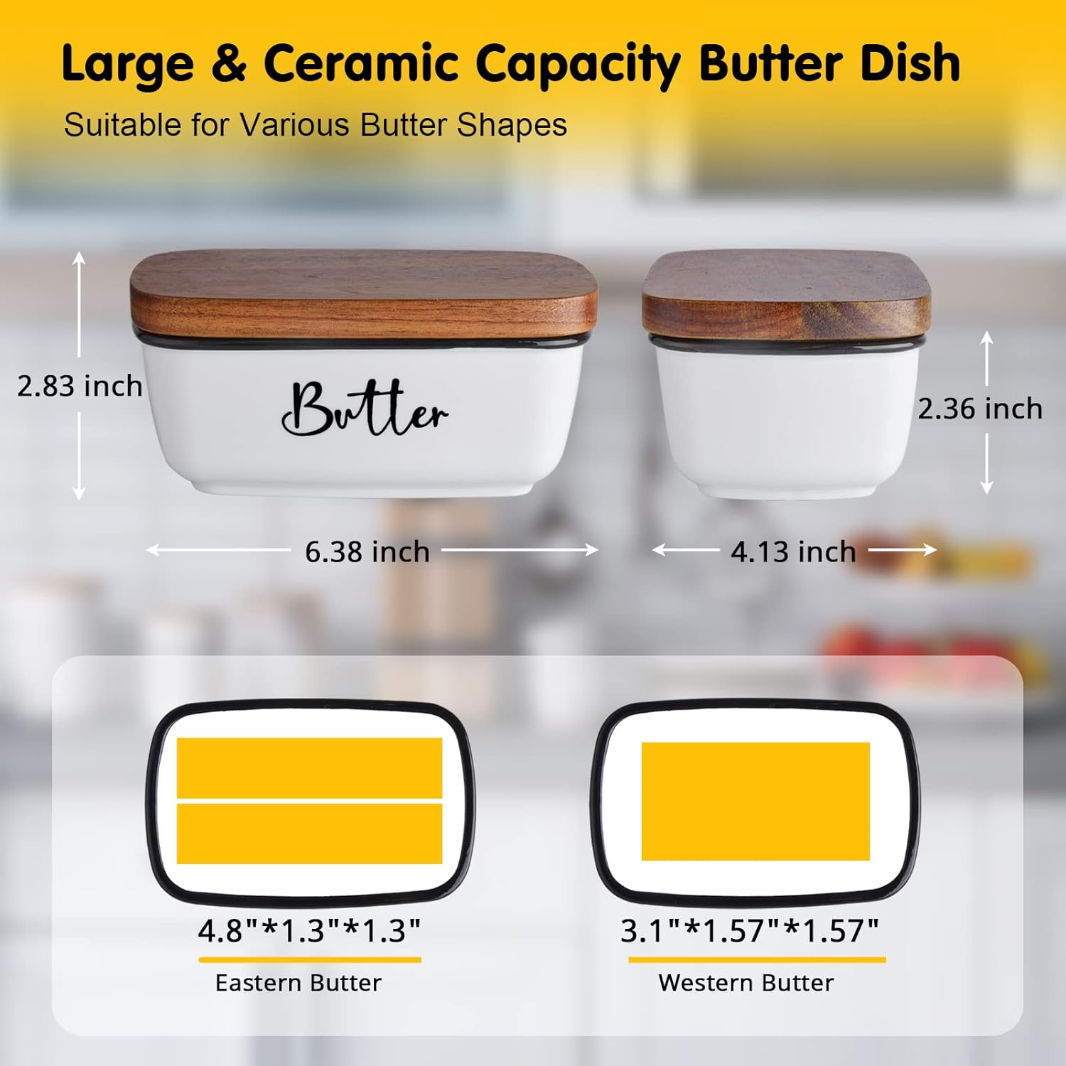 Butter Dish, Butter Dish with Lid, Butter Keeper with Lid Butter Dish, Butter Dish with Lid, Butter Keeper with Lid